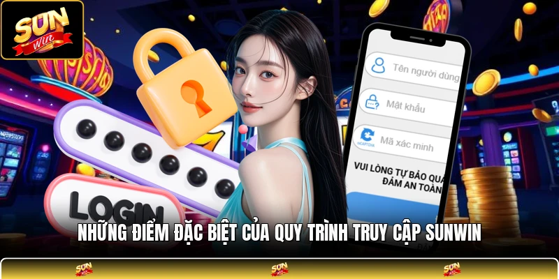 Những điểm đặc biệt của quy trình truy cập SUNWIN